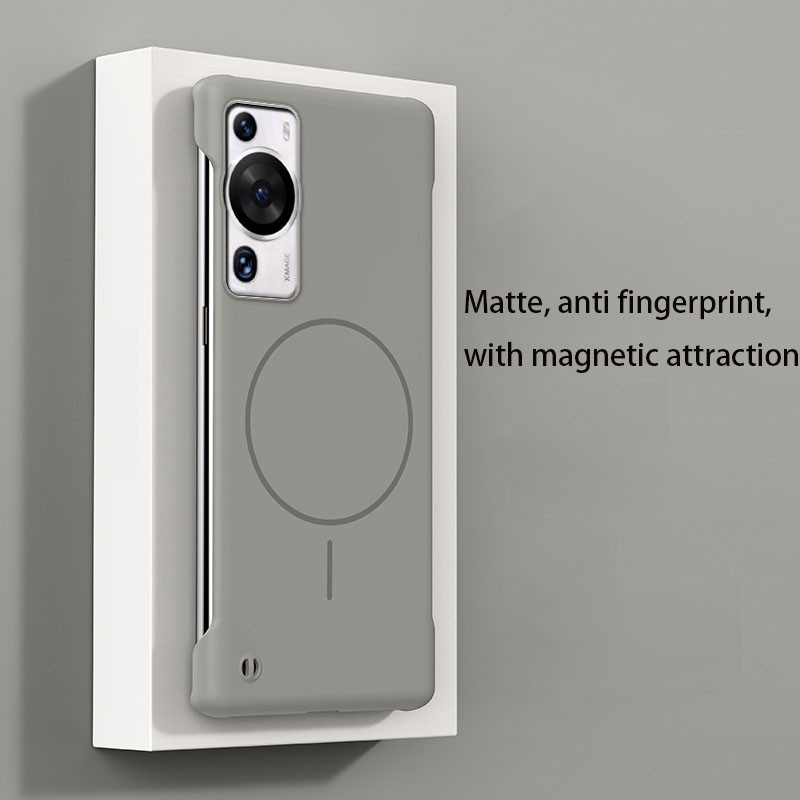 Ultra Thin Frameless Phone Case untuk Huawei Pura70 P60 P50 P40 Pro Nova 13 Pro Mate40 Mate30 Hard P