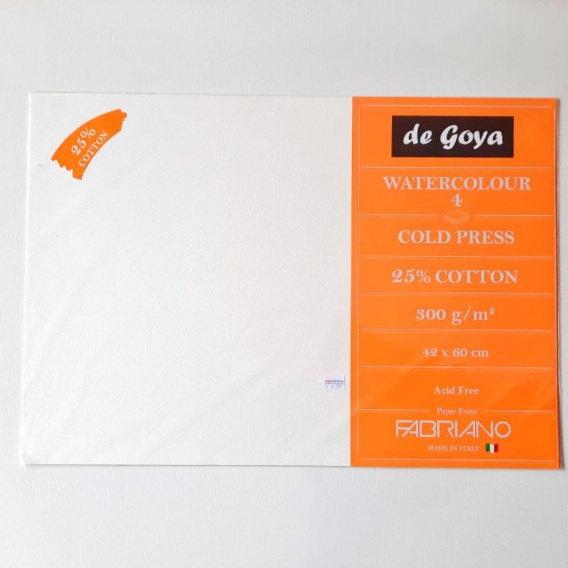 

De Goya Watercolour Paper A2 CP 300gsm & 200gsm
