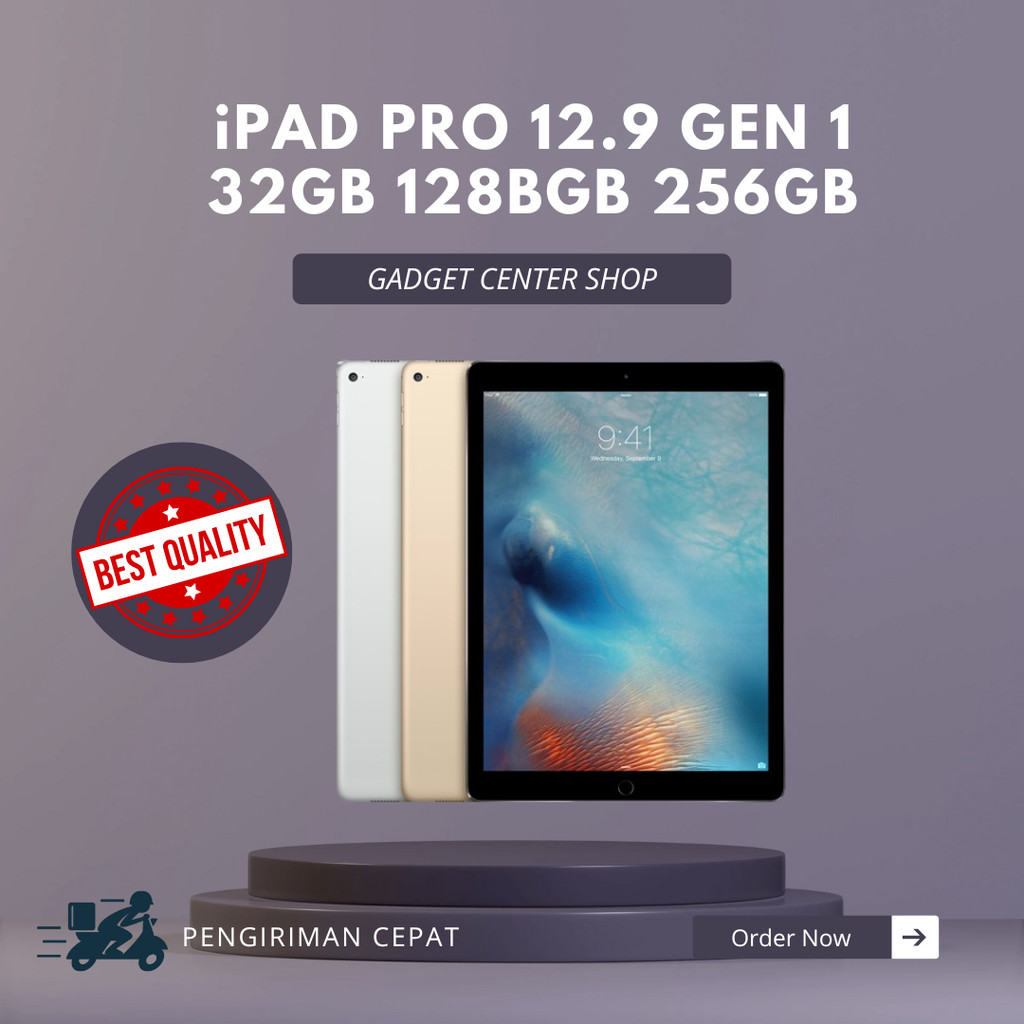 iPad Pro 12.9 GEN 1 2016 32GB 128GB 256GB Wifi Only Second Original | GADGET CENTER