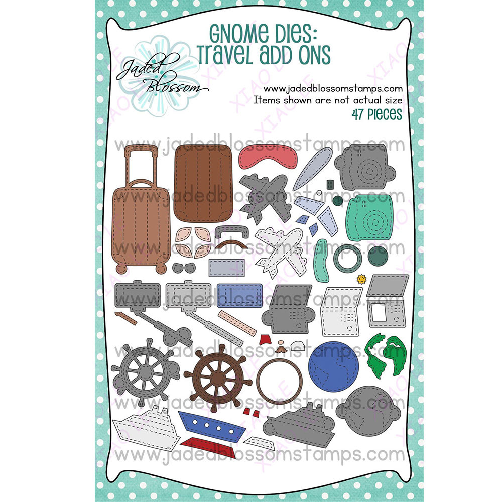 

Travel Add Ons Add Ons 2025 New Metal Cutting Dies Clear Stamps Stencil Scrapbook Diary Decoration Embossing Cut Dies