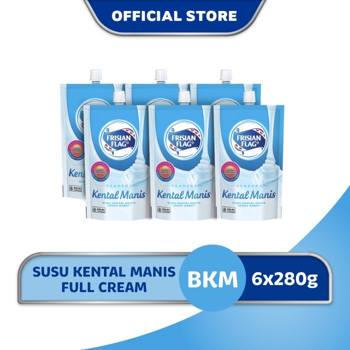 

Frisian Flag Bendera Kental Manis Pouch 280g [6 pcs]