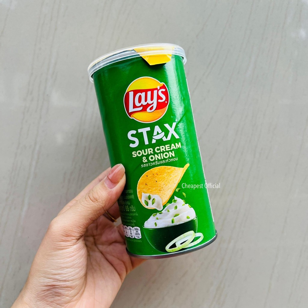 

Lays Stax Sour Cream & Onion 65gr