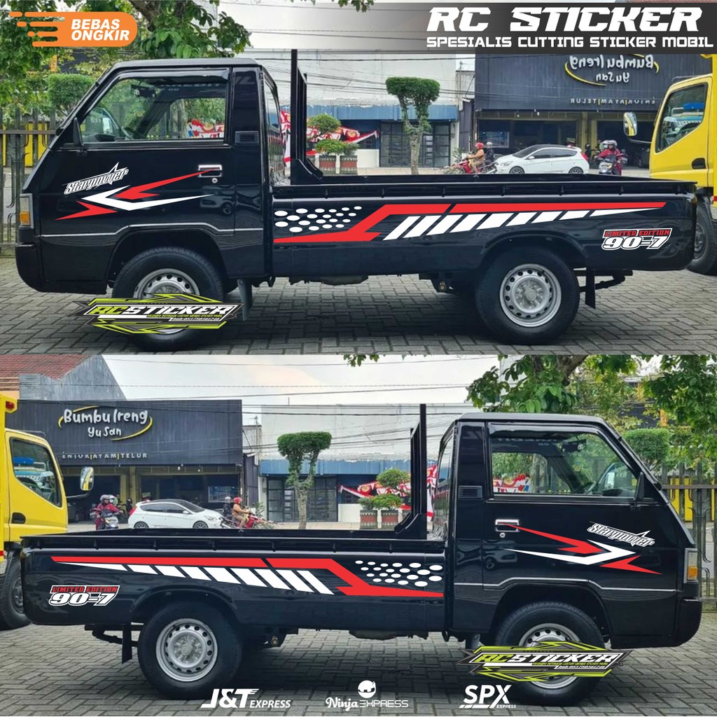 terbaru sticker pick up l300 variasi cutting pick up l300 cerry grandmax