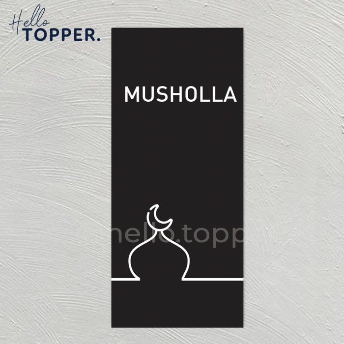 

BEST -Sign Label Akrilik Musholla | Ruang Musholla Acrylic Signage
