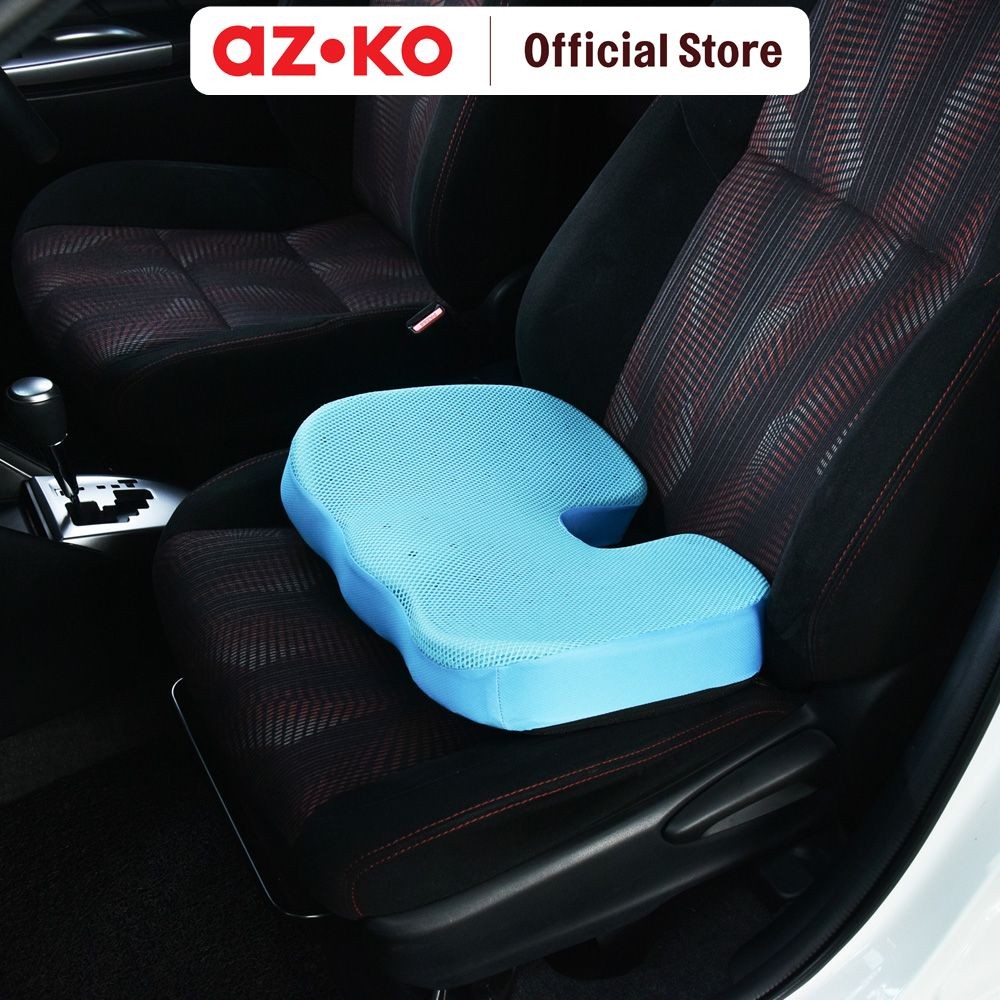 AZKO Otto Klase Bantalan Duduk Jok Mobil Gel - Biru Aksesoris Interior Mobil Bantalan Jok Bangku Mob