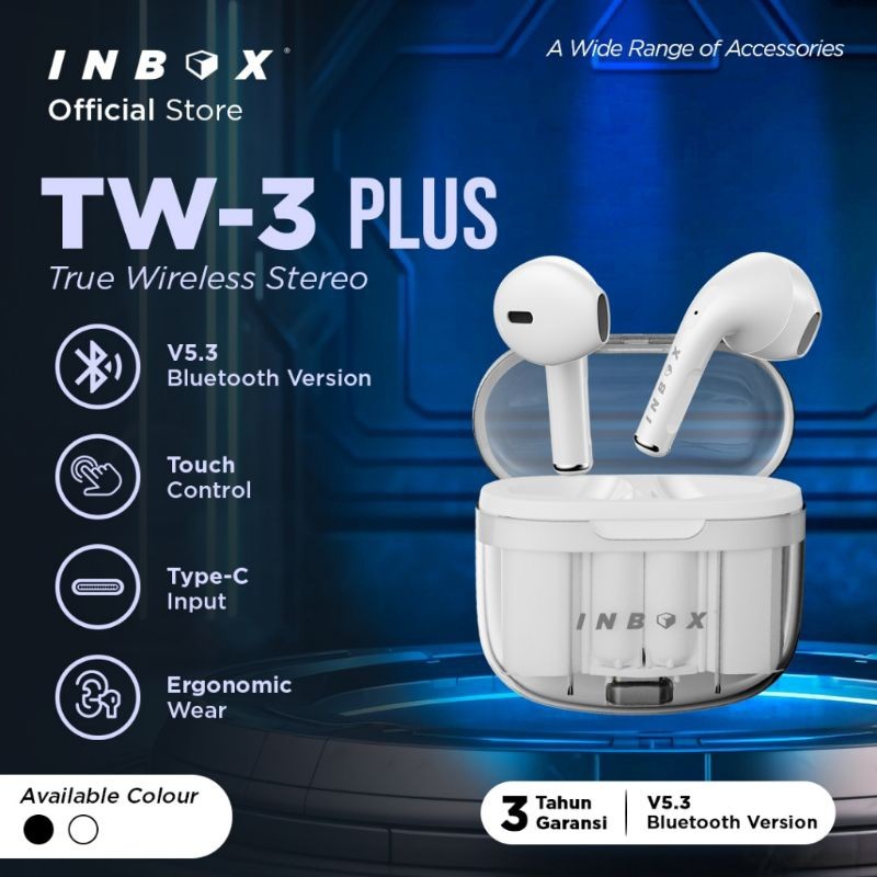 Headset bluetooth tws tw-3 handsfree bluetooth tws bluetooth V5.3