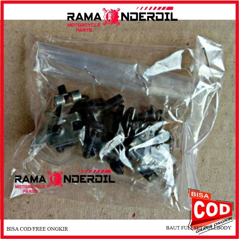 Baut Motor Satu set baut / baud mur batok kepala depan Astrea Grand Impresa / bulus