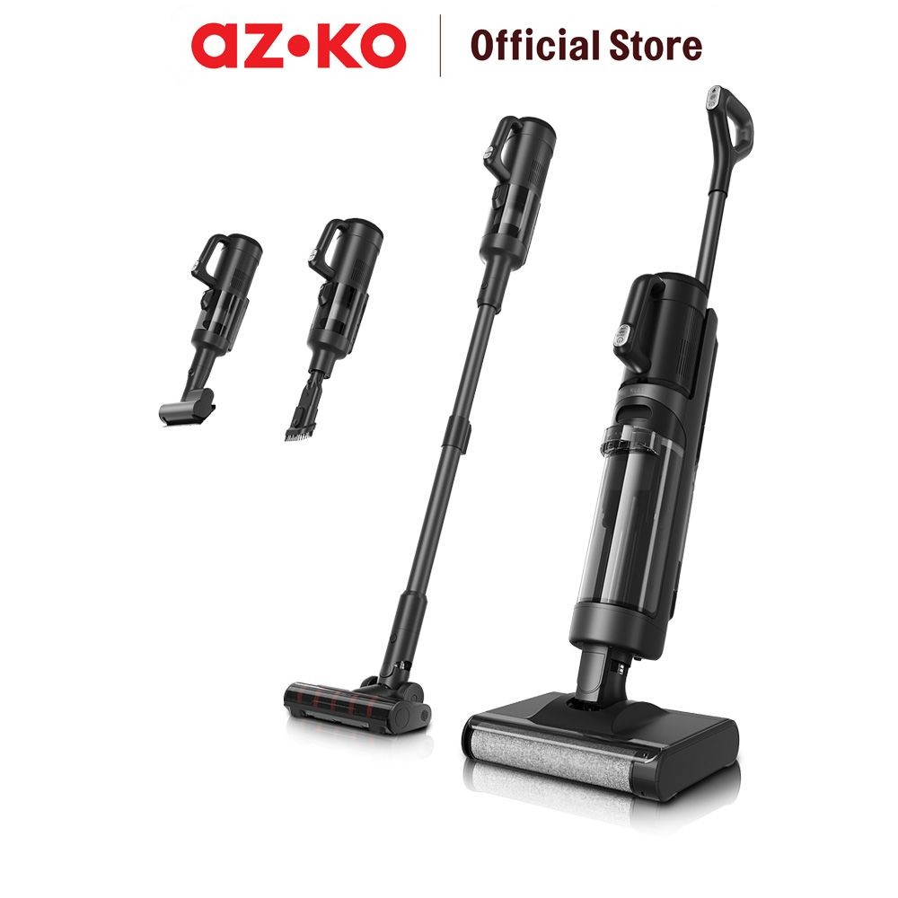 AZKO Klaz Vacuum Cleaner & Floor Scrubber Dual Roller Multifungsi Alat Pembersih Vakum Nirkabel Clea