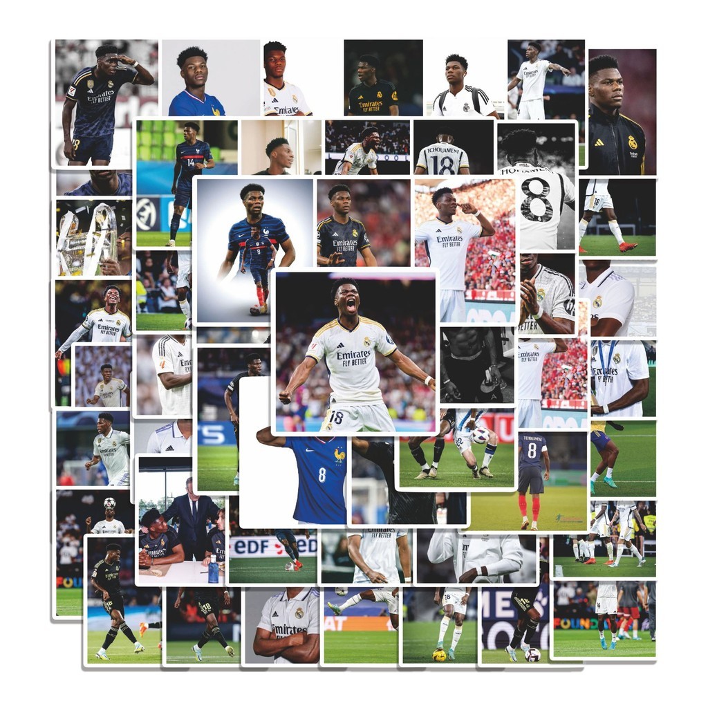 

COD 50 Pcs Stiker RM A.Tchouaméni V1 Lucu Anti Air Untuk Dekorasi Notebook Sepeda Skateboard Handphone DIY