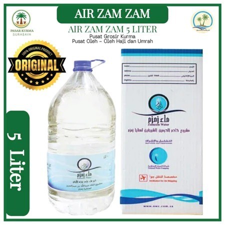 

[ DIJAMIN ORIGINAL ] Air Zam Zam 5 liter, Air Zamzam asli, Zamzam Water Original 100%