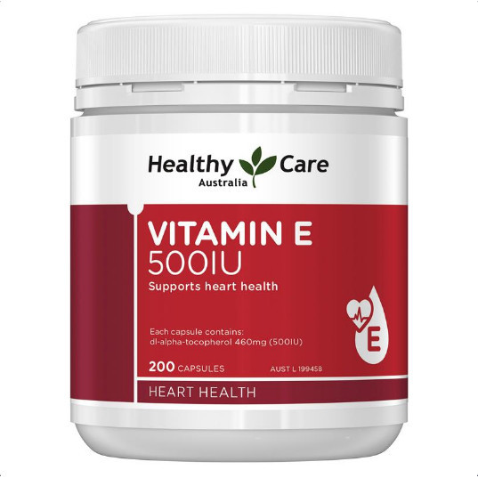 Healthy Care Vitamin E 500iu - 200 Capsules