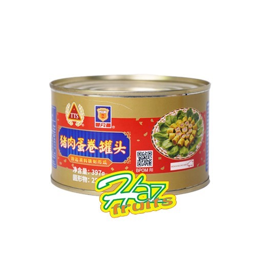 

Canned Pork Rolls Luncheon Meat TTS 397 Gram | Maling Egg Roll TTS