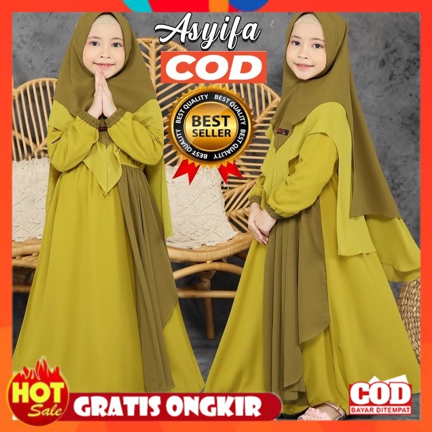 [PREMIUM ORIGINAL] Gamis Terbaru Gamis Gamis anak gamis hitam gamis putih baju gamis wanita terbaru 