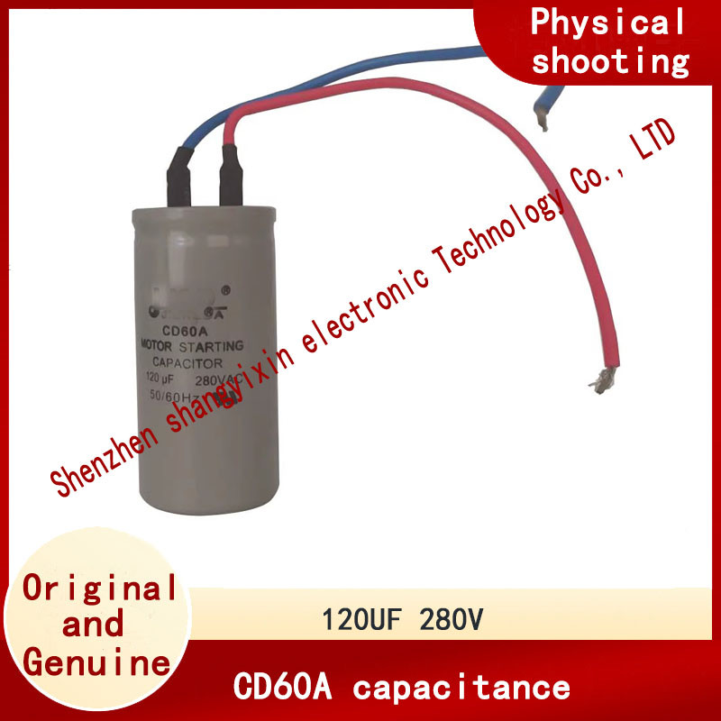 Ac motor starting capacitor Single-phase starting capacitor CD60A 100-120UF 280V