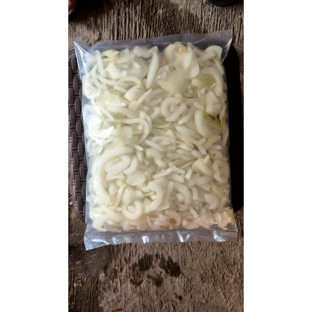 

Bawang Bombay Potong Kemasan Berat 1 Kg