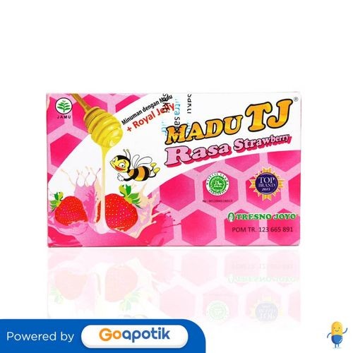 

Tresnojoyo Madu Rasa Stroberry Sachet 12 Pcs