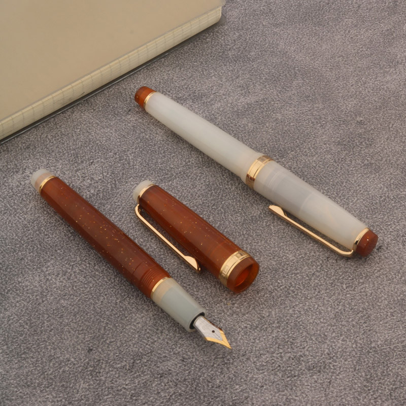 

Jinhao 82 Fountain Pen Color match Acrylic Spin EF/F/M Nib Stationery Office School Supplies Writing Ink Pens