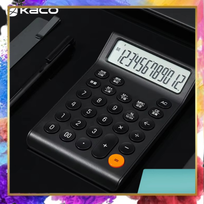 

KACO MATE Calculator Kalkulator 12 Digit Large Screen Battery - K1429