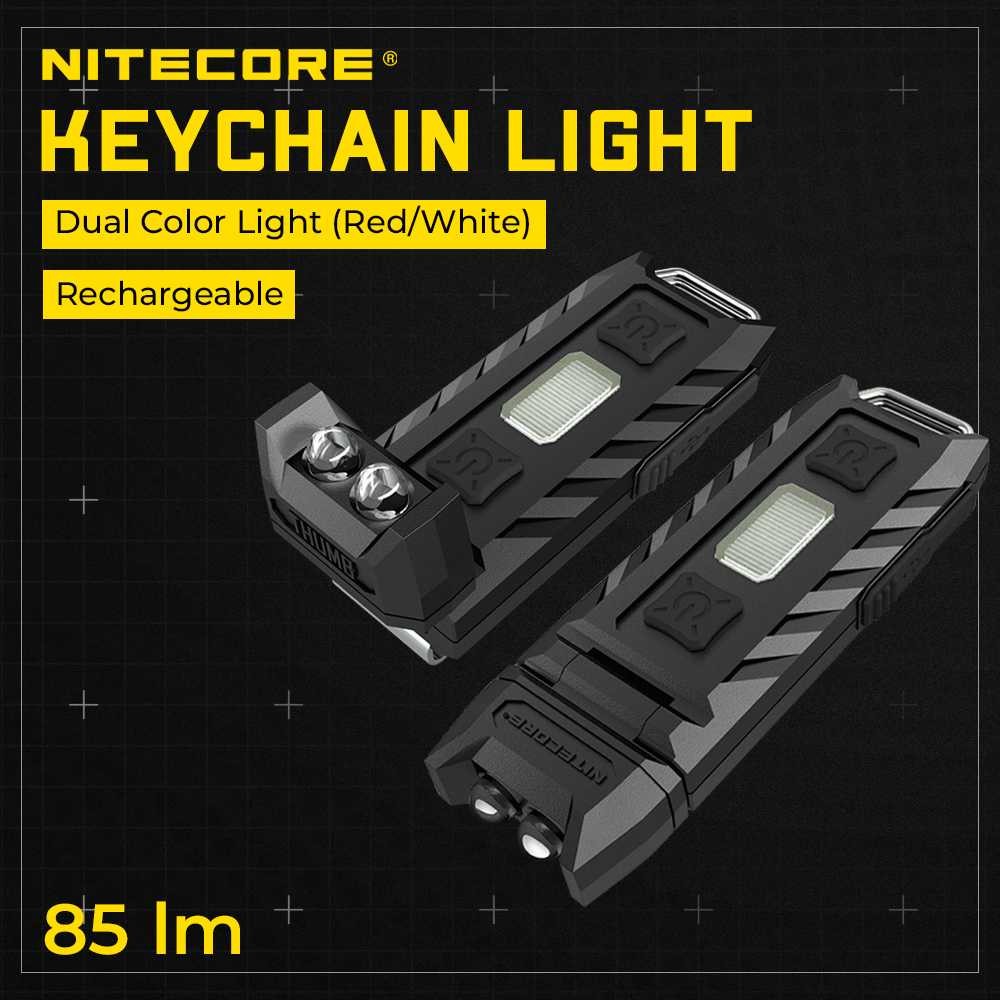 NITECORE Dual Color LED USB Rechargeable Keychain Light - THUMB
