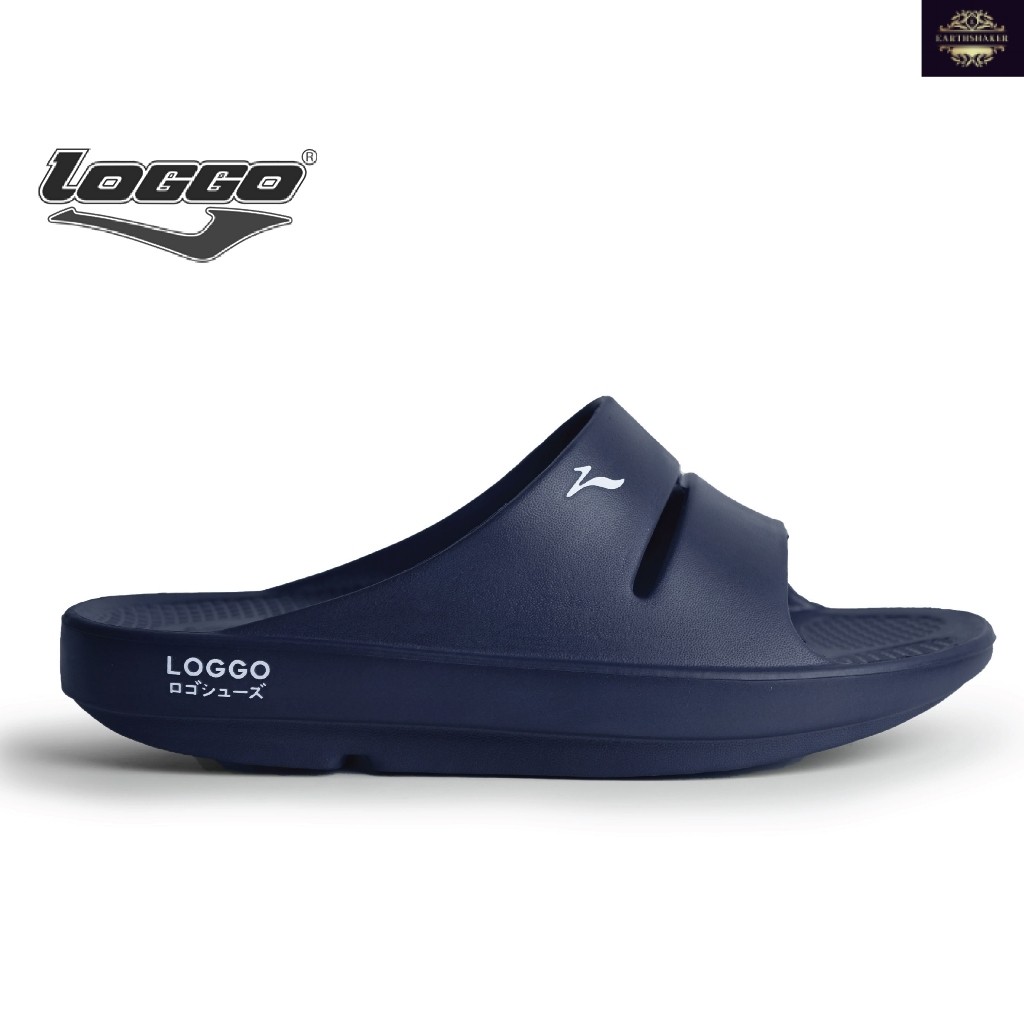 Loggo - Sandal Phylon Duke - Sandal Slide Full Phylon warna Navy