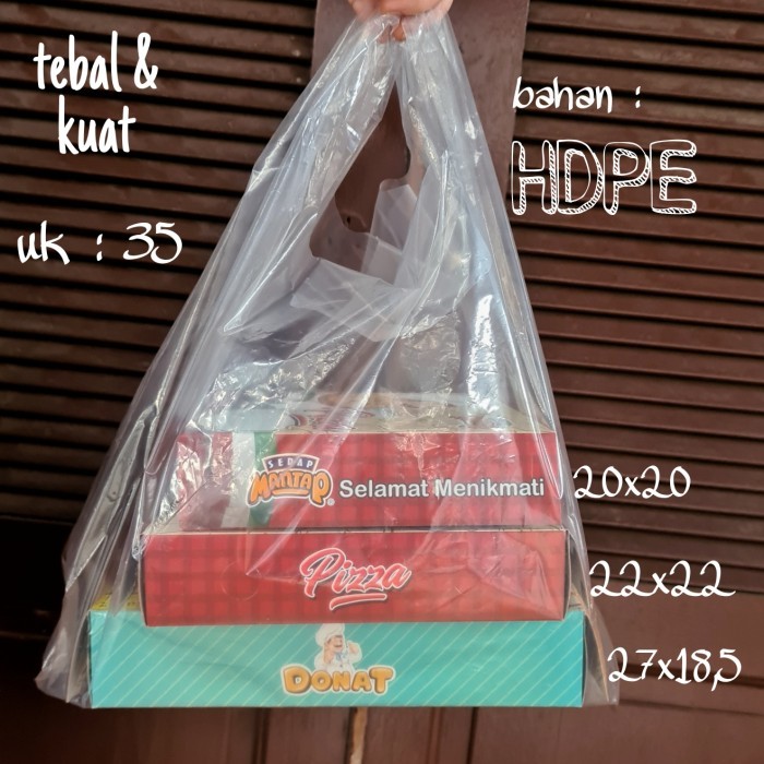 

KANTONG PLASTIK ASOY HD/PE UK35 BENING LIPAT TRANSPARAN PREMIUM TEBAL