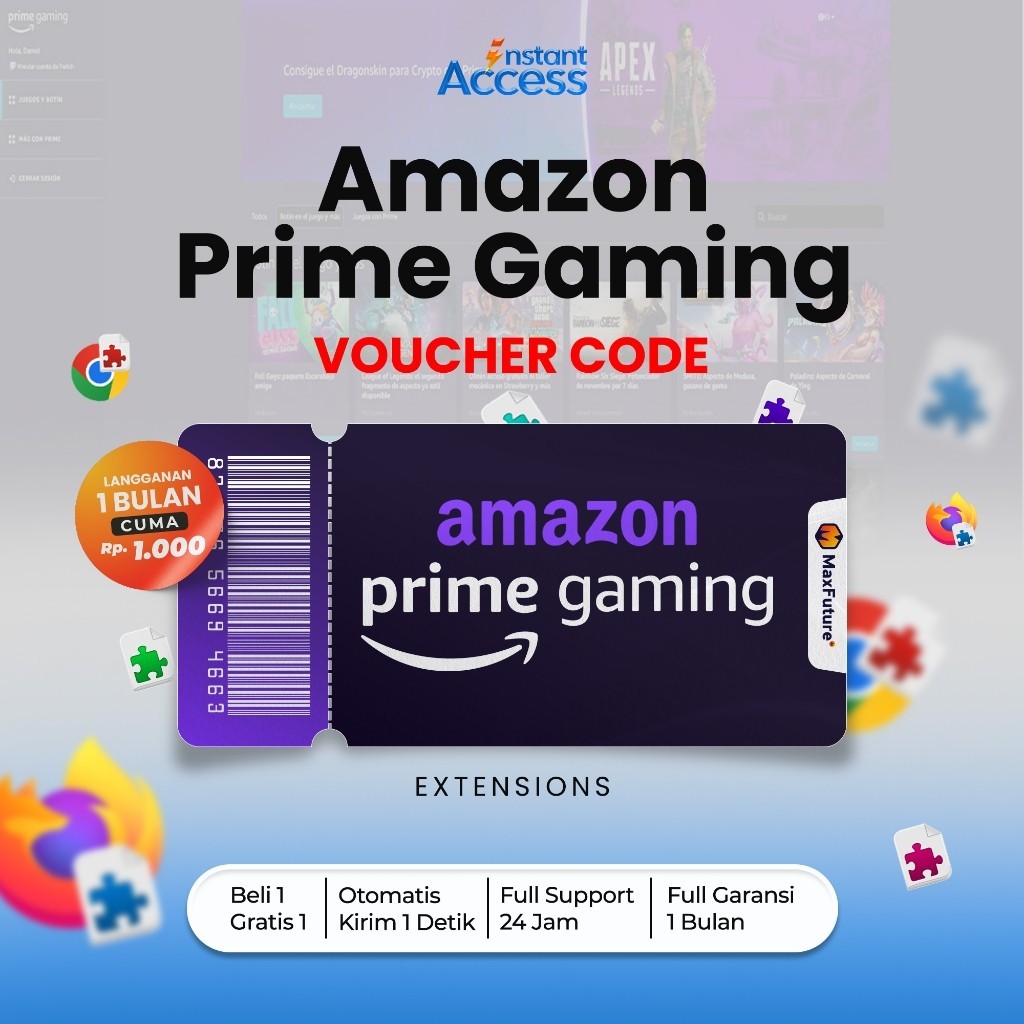 𝗔𝘂𝘁𝗼𝗞𝗶𝗿𝗶𝗺𝗩𝗼𝘂𝗰𝗵𝗲𝗿✅ Amazon Prime Gaming ↳𝗠𝗮𝘅𝗙𝘂𝘁𝘂𝗿𝗲 𝗘𝘅𝘁𝗲𝗻𝘀𝗶𝗼𝗻⚡𝗙𝗮𝘀𝘁𝗠𝗶𝗻𝗱⚡