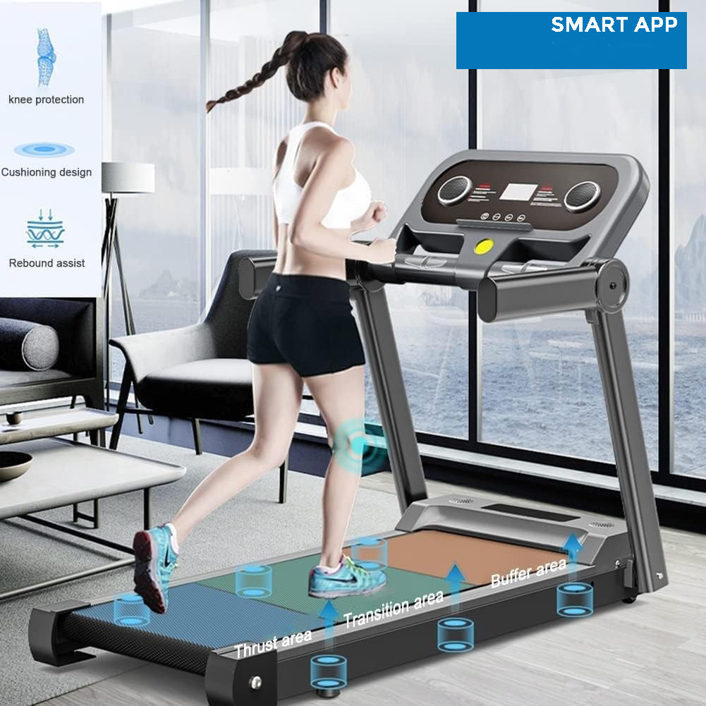 

- TaffSPORT Treadmill Elektrik Lipat 10 Speed Hate Rate Smart App - M10 -