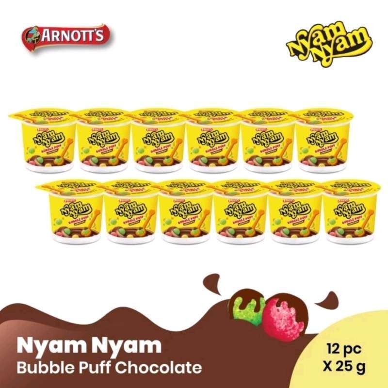 

Nyam Nyam Bubble Puff Chocolate (12 pcs)