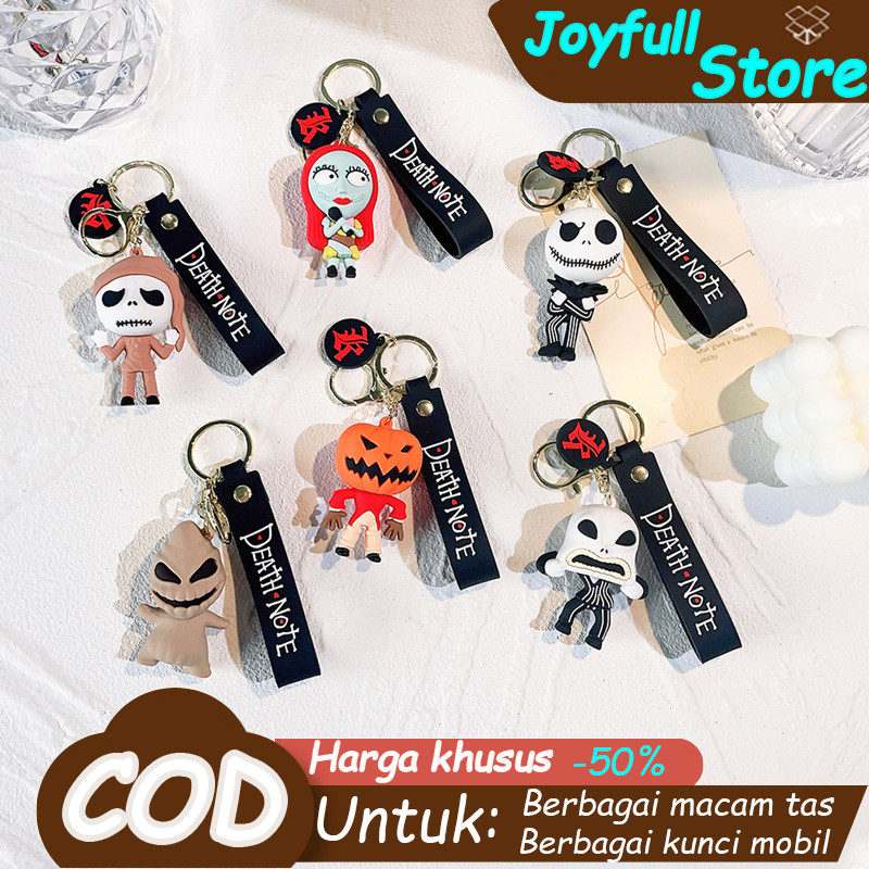 Gantungan Kunci Horror / Ganci Tengkorak Pumpkin / Keychain The Nightmare Before Christmas / Gantung
