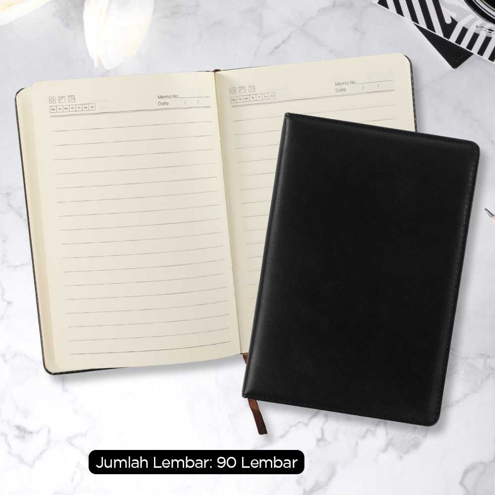 

- Toddi Buku Jurnal Hardcover Notebook Diary 72GSM 180 Halaman Grid - 1623