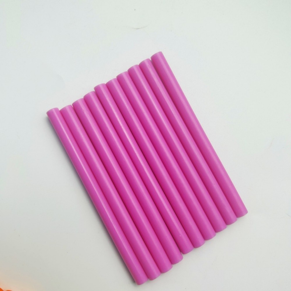 

20Pcs/lot High viscosity Pink Hot melt adhesive stick Pure colour DIY Hand tools 7mm Diameter