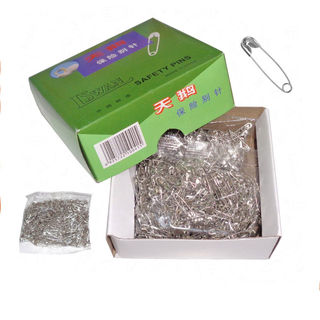 Peniti Kecil L Swan Safety Pins LSwan Silver / Peniti L Swan Perak Kecil / L Swan Silver dan Gold