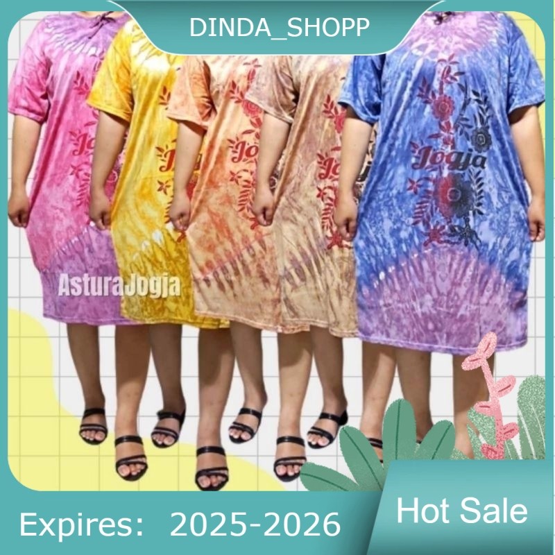 PROMO daster Kaos Batik Jogja Jumbo dan Standart || Baju Tidur Wanita Oleh oleh Jogja Malioboro
