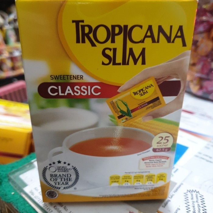 

TROPICANA SLIM SWEETENER CLASSIC SACHET (ISI25 SACHET)