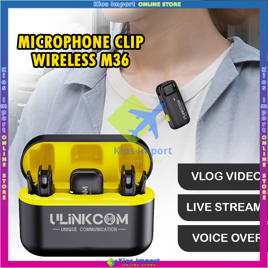 Power Wireless Mic Clip Microphone Mikrofon Clip On System USB Type C Dan Lightning  2 Microphone Du