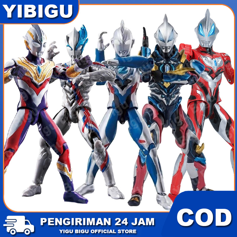 Action Figurines Ultraman Trigger Ultraman Geed Galaxy Rising Ultraman Z Ultraman Blazar Multi SHF U