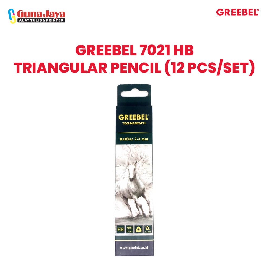 

GREEBEL 7021 HB TRIANGULAR PENCIL - SATU PACK