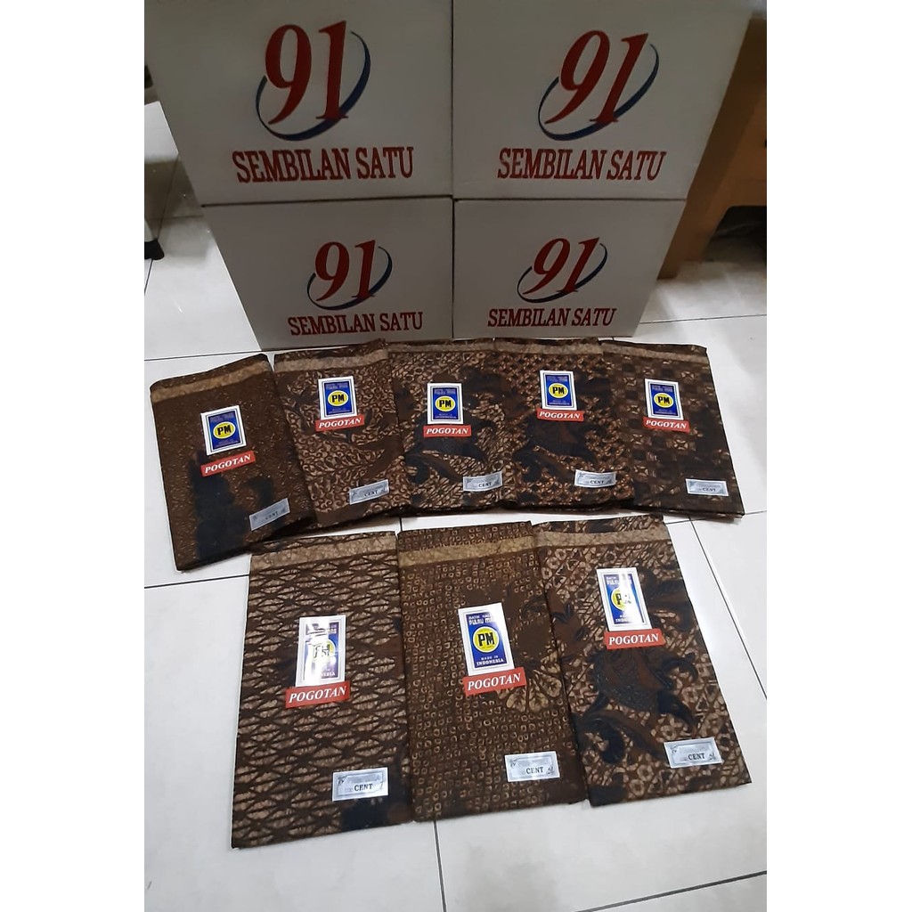 Pulau Mas Biru Pogotan Kain Batik