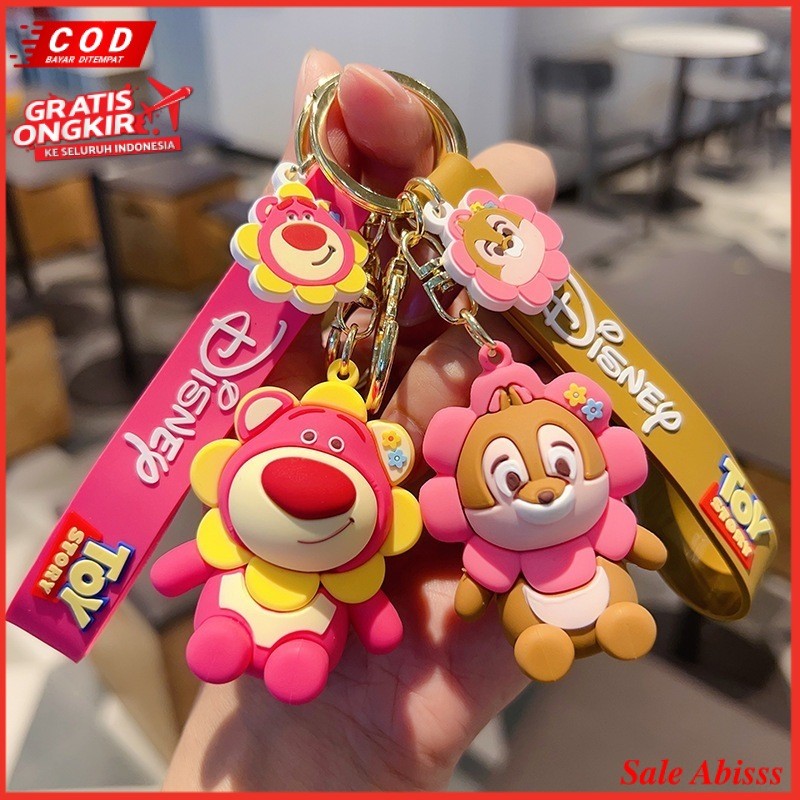 Gantungan Kunci Disney Micky Mouse Donald Duck Keychain Donald Duck Souvenir Hadiah Gantungan Tas