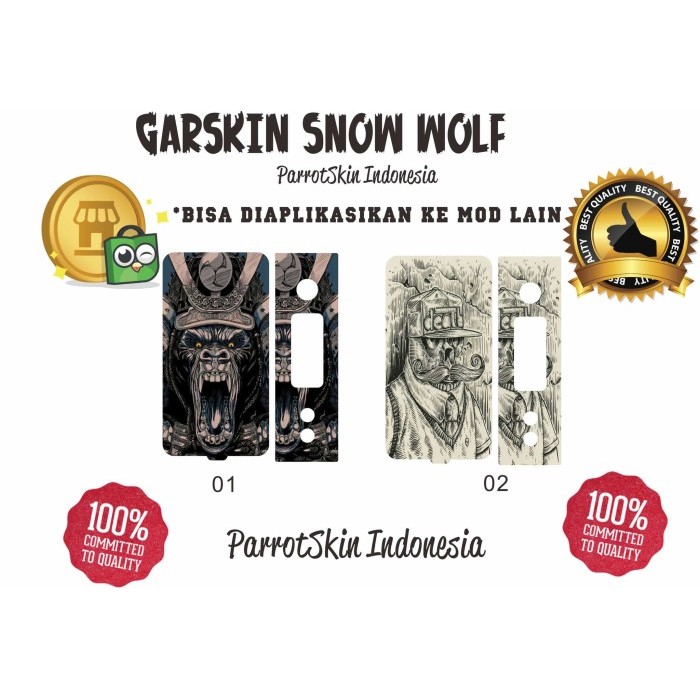 

Garskin snow wolf 75 / 90 w Char