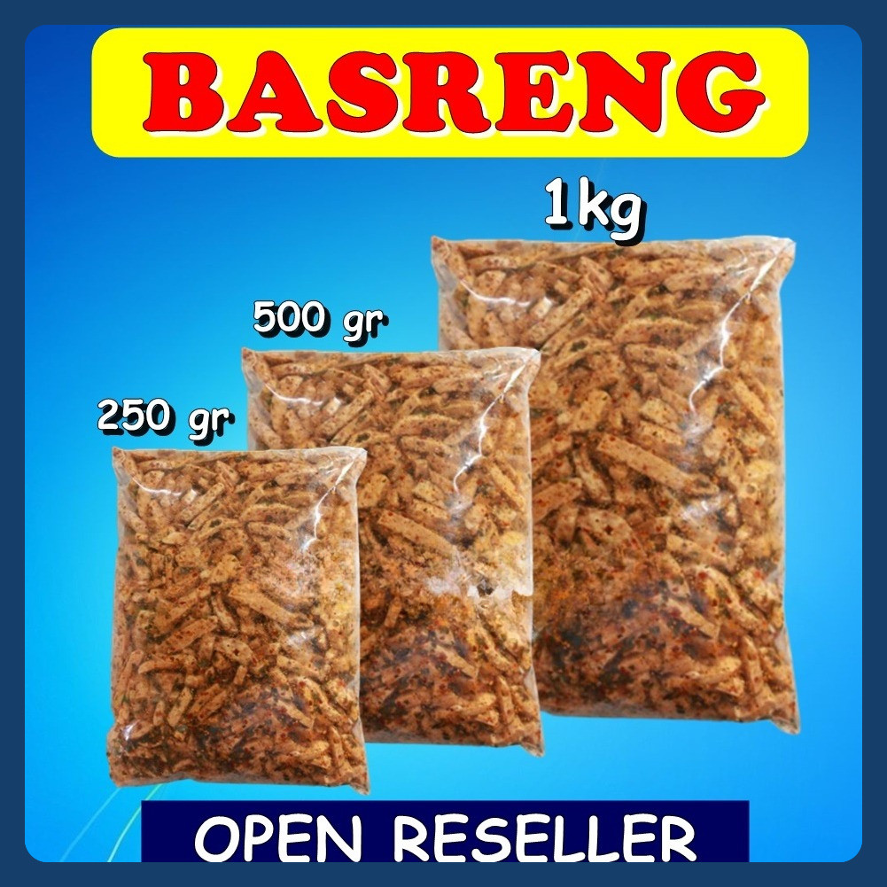

Basreng Daun Jeruk Pedas Daun Jeruk Kemasan 1 Kg 500 gram 250 gram