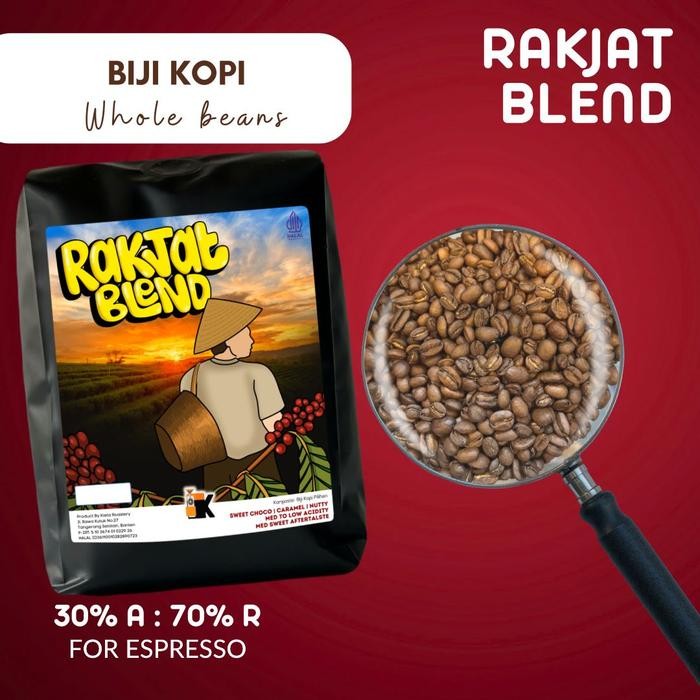 

Kopi Rakjat Blend Untuk Kopi Susu 250gr - Biji, 200G