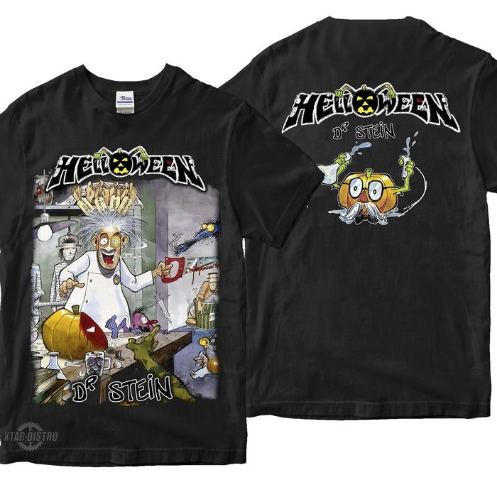 (TOP) Kaos band HELLOWEEN DR STEIN kaos metal rock heloween - M