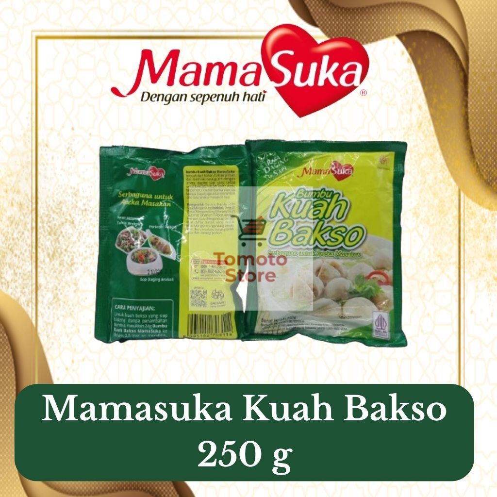 

✨ TOMOTOSTORE ✨ MAMASUKA Bumbu Kuah Bakso 250 gr