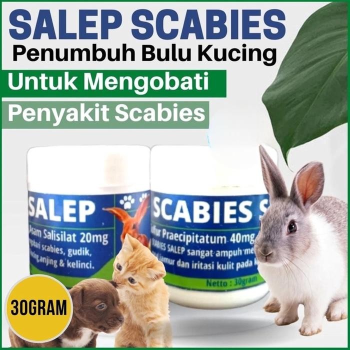 SCABIES SALEP Kucing Kelinci 30gr - Salep Scabies Kucing Kelinci