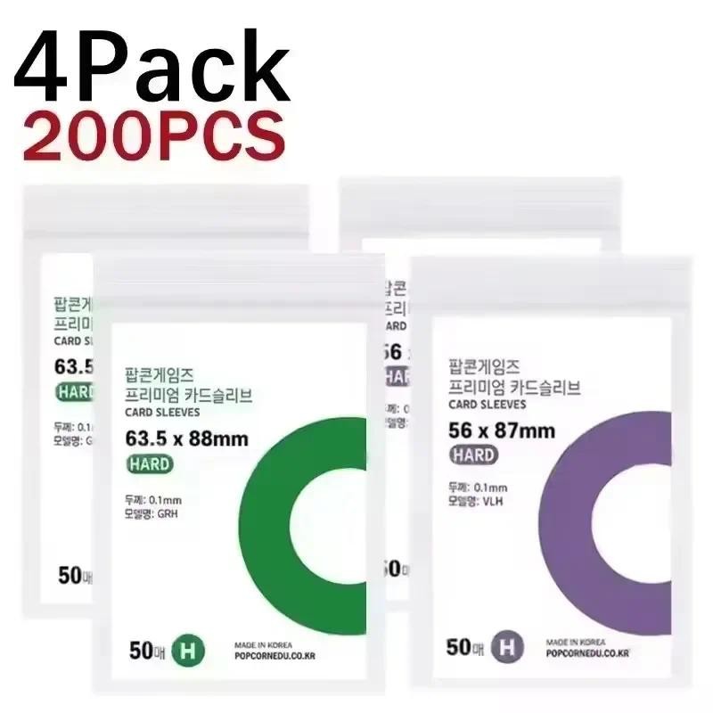 

1-200Pcs Korea Card Sleeves HD Transparent Kpop Idol Card Protective Sleeve Photcards Protector Case Box For Popcorn Card Holder