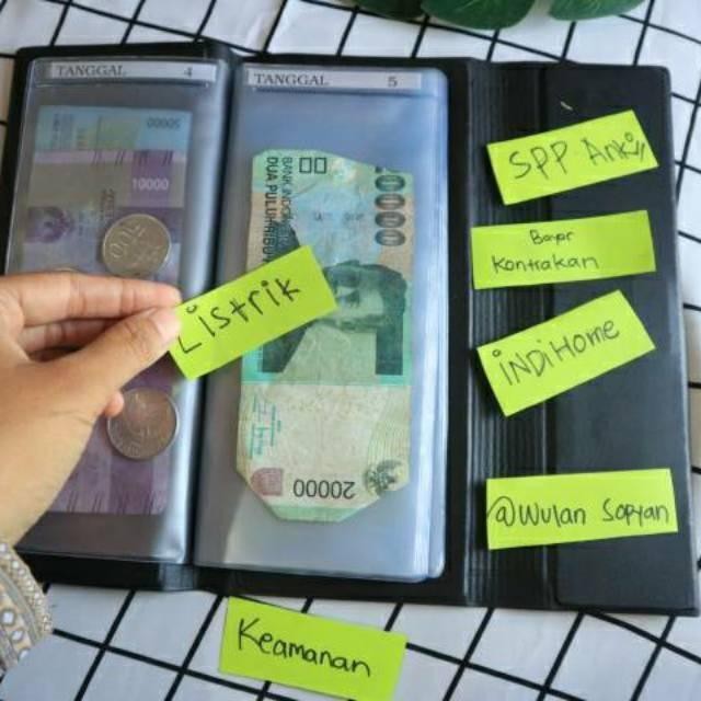 

TERLARIS! Binder Keuangan Ziplock Budgeting Nabung Tabungan Uang Planner Organiz - Binder