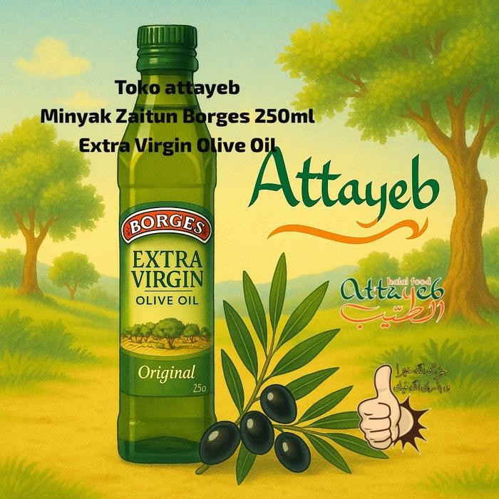 

Minyak Zaitun Borges Extra Virgin Olive Oil DUO 500ml dan Minyak Zaitun Borges 250ml - Borges 250ml