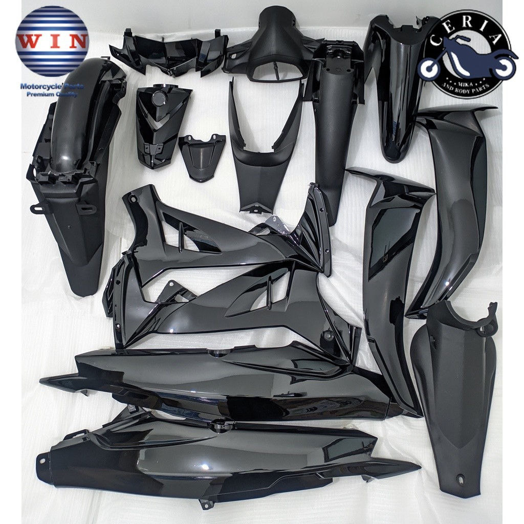 Full Body Vega R New 2006 2007 2008 2009 Hitam WIN | complete set bodi lengkap komplit kasar halus m