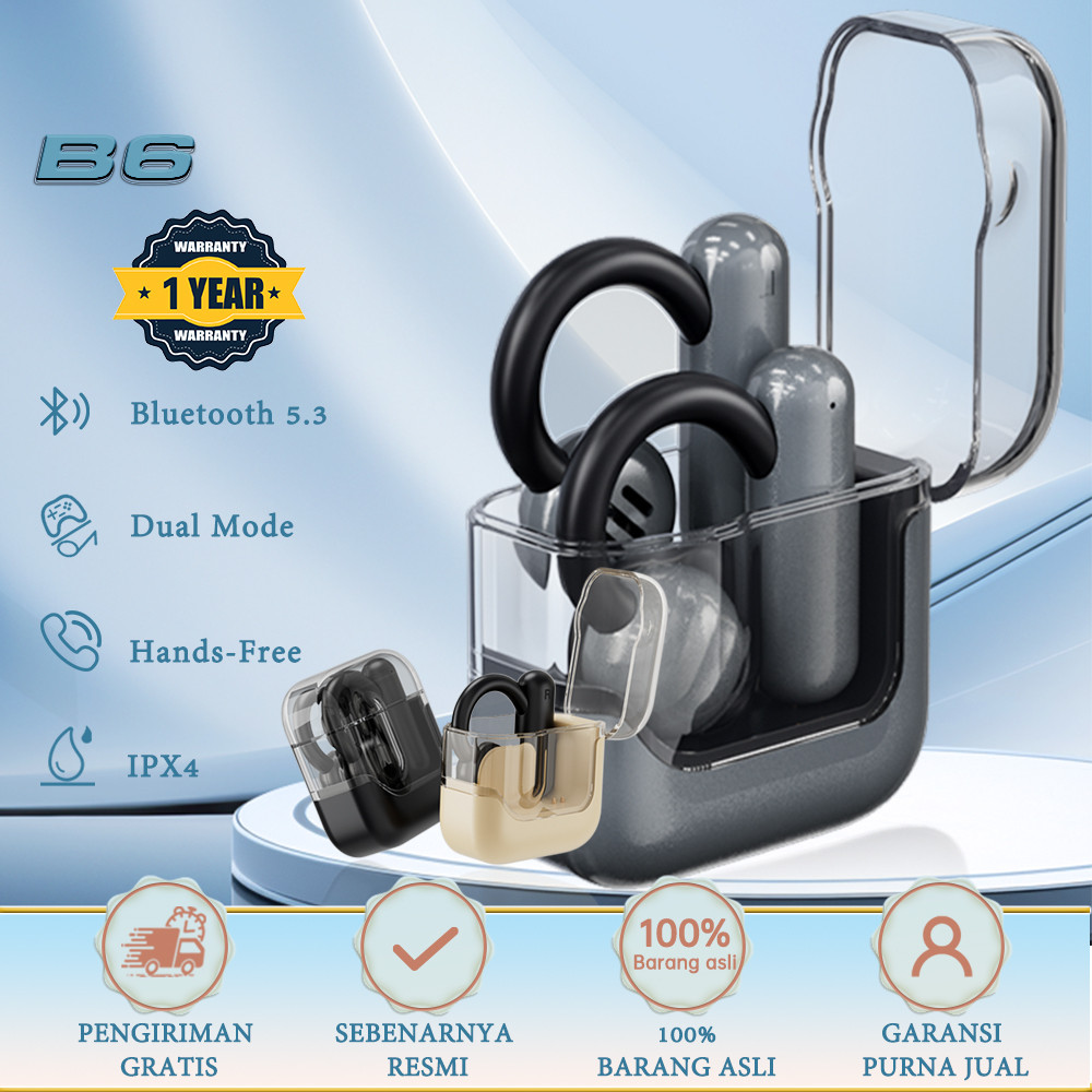 B6 Erphone Bloetooth Headset Bluetooth Super Bass Headset Wireless